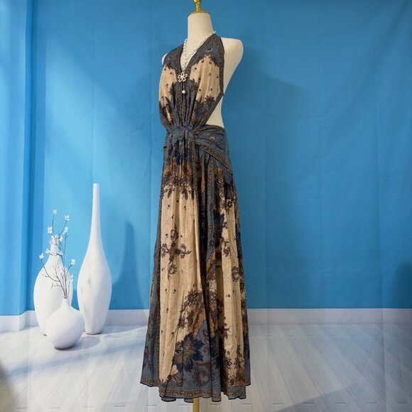 NWOT! Zimmermann Ascension Halter Maxi Dress - Picture 7 of 12